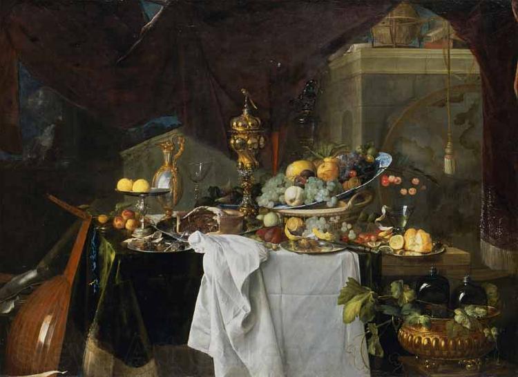 Jan Davidsz. de Heem A Table of Desserts or Un dessert France oil painting art
